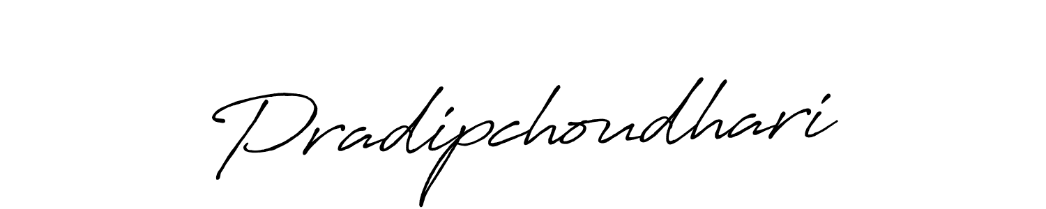 Pradipchoudhari stylish signature style. Best Handwritten Sign (Antro_Vectra_Bolder) for my name. Handwritten Signature Collection Ideas for my name Pradipchoudhari. Pradipchoudhari signature style 7 images and pictures png