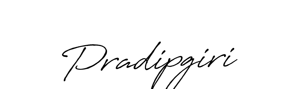 Pradipgiri stylish signature style. Best Handwritten Sign (Antro_Vectra_Bolder) for my name. Handwritten Signature Collection Ideas for my name Pradipgiri. Pradipgiri signature style 7 images and pictures png