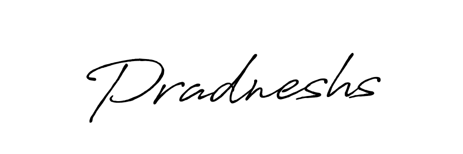 Pradneshs stylish signature style. Best Handwritten Sign (Antro_Vectra_Bolder) for my name. Handwritten Signature Collection Ideas for my name Pradneshs. Pradneshs signature style 7 images and pictures png