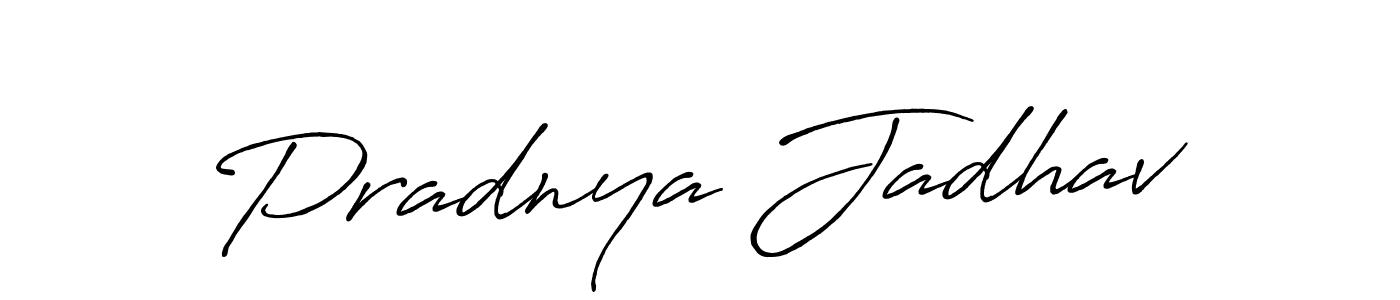 The best way (Antro_Vectra_Bolder) to make a short signature is to pick only two or three words in your name. The name Pradnya Jadhav include a total of six letters. For converting this name. Pradnya Jadhav signature style 7 images and pictures png