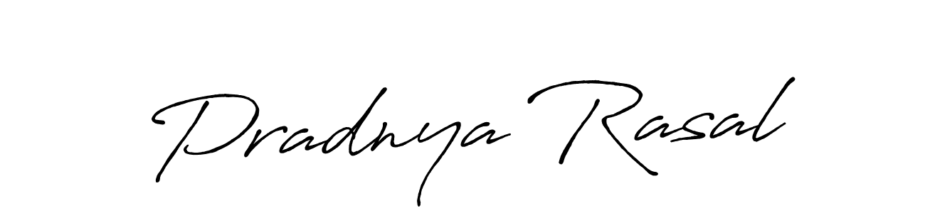 Make a beautiful signature design for name Pradnya Rasal. With this signature (Antro_Vectra_Bolder) style, you can create a handwritten signature for free. Pradnya Rasal signature style 7 images and pictures png