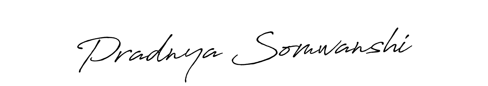 The best way (Antro_Vectra_Bolder) to make a short signature is to pick only two or three words in your name. The name Pradnya Somwanshi include a total of six letters. For converting this name. Pradnya Somwanshi signature style 7 images and pictures png