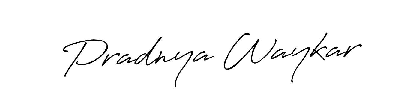 Use a signature maker to create a handwritten signature online. With this signature software, you can design (Antro_Vectra_Bolder) your own signature for name Pradnya Waykar. Pradnya Waykar signature style 7 images and pictures png