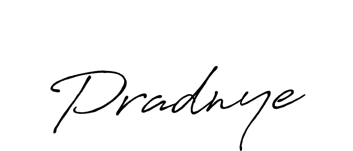 Make a beautiful signature design for name Pradnye. With this signature (Antro_Vectra_Bolder) style, you can create a handwritten signature for free. Pradnye signature style 7 images and pictures png