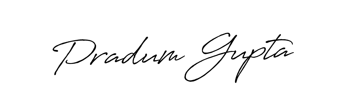 Also You can easily find your signature by using the search form. We will create Pradum Gupta name handwritten signature images for you free of cost using Antro_Vectra_Bolder sign style. Pradum Gupta signature style 7 images and pictures png