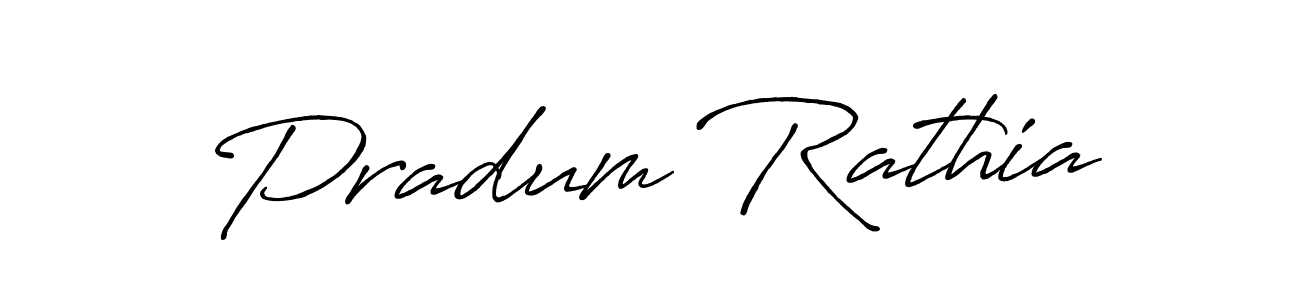 Pradum Rathia stylish signature style. Best Handwritten Sign (Antro_Vectra_Bolder) for my name. Handwritten Signature Collection Ideas for my name Pradum Rathia. Pradum Rathia signature style 7 images and pictures png