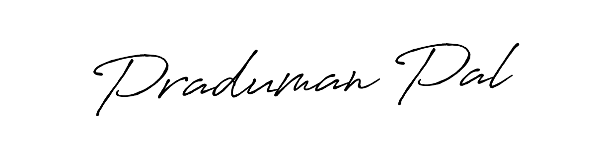 Use a signature maker to create a handwritten signature online. With this signature software, you can design (Antro_Vectra_Bolder) your own signature for name Praduman Pal. Praduman Pal signature style 7 images and pictures png