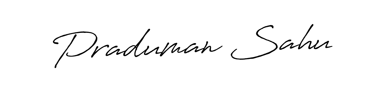 It looks lik you need a new signature style for name Praduman Sahu. Design unique handwritten (Antro_Vectra_Bolder) signature with our free signature maker in just a few clicks. Praduman Sahu signature style 7 images and pictures png