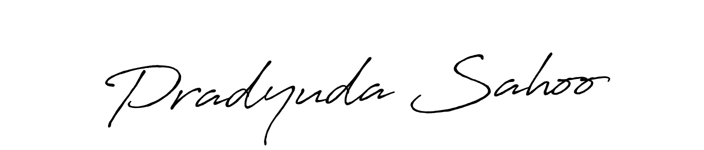 Make a beautiful signature design for name Pradyuda Sahoo. Use this online signature maker to create a handwritten signature for free. Pradyuda Sahoo signature style 7 images and pictures png