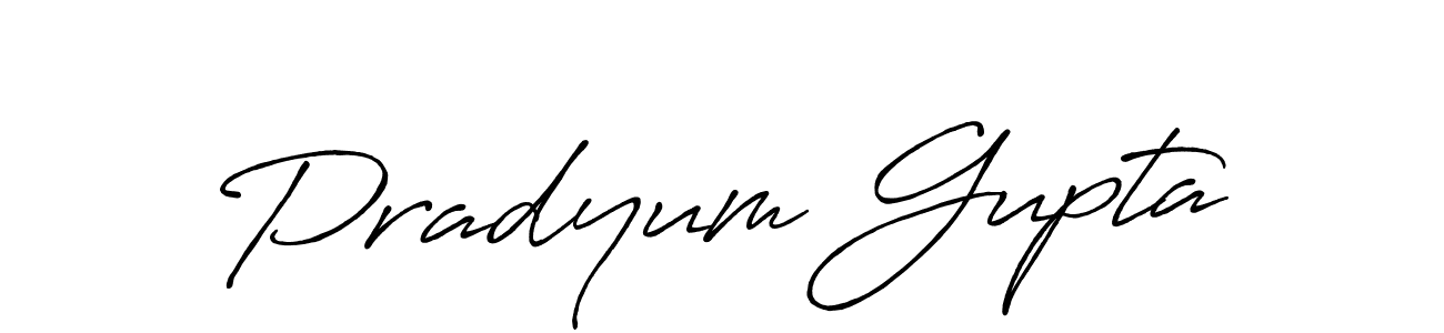 Make a beautiful signature design for name Pradyum Gupta. Use this online signature maker to create a handwritten signature for free. Pradyum Gupta signature style 7 images and pictures png