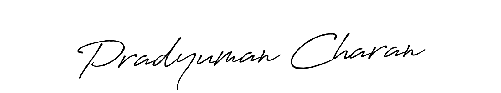 Also You can easily find your signature by using the search form. We will create Pradyuman Charan name handwritten signature images for you free of cost using Antro_Vectra_Bolder sign style. Pradyuman Charan signature style 7 images and pictures png