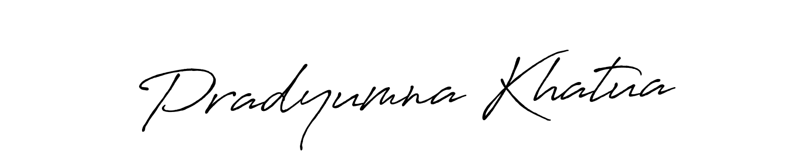 Make a short Pradyumna Khatua signature style. Manage your documents anywhere anytime using Antro_Vectra_Bolder. Create and add eSignatures, submit forms, share and send files easily. Pradyumna Khatua signature style 7 images and pictures png