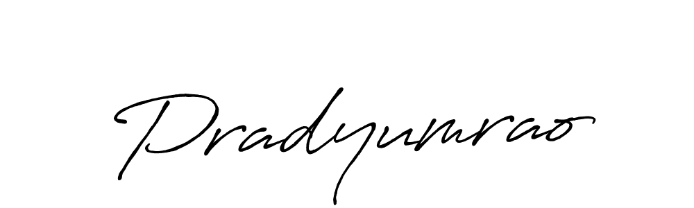 Use a signature maker to create a handwritten signature online. With this signature software, you can design (Antro_Vectra_Bolder) your own signature for name Pradyumrao. Pradyumrao signature style 7 images and pictures png