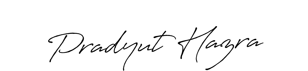 How to make Pradyut Hazra signature? Antro_Vectra_Bolder is a professional autograph style. Create handwritten signature for Pradyut Hazra name. Pradyut Hazra signature style 7 images and pictures png