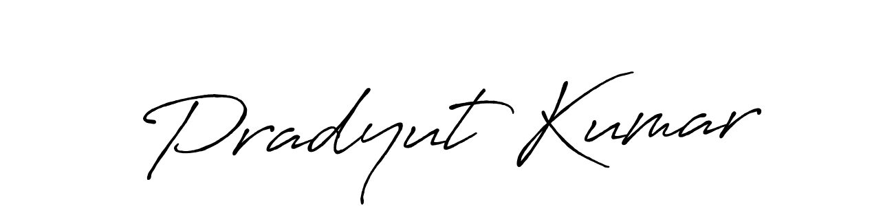 It looks lik you need a new signature style for name Pradyut Kumar. Design unique handwritten (Antro_Vectra_Bolder) signature with our free signature maker in just a few clicks. Pradyut Kumar signature style 7 images and pictures png