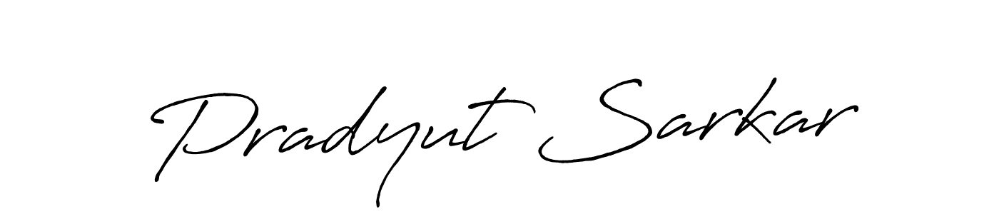 Also You can easily find your signature by using the search form. We will create Pradyut Sarkar name handwritten signature images for you free of cost using Antro_Vectra_Bolder sign style. Pradyut Sarkar signature style 7 images and pictures png