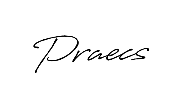 Design your own signature with our free online signature maker. With this signature software, you can create a handwritten (Antro_Vectra_Bolder) signature for name Praecs. Praecs signature style 7 images and pictures png