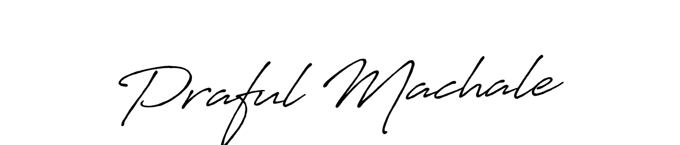 if you are searching for the best signature style for your name Praful Machale. so please give up your signature search. here we have designed multiple signature styles  using Antro_Vectra_Bolder. Praful Machale signature style 7 images and pictures png