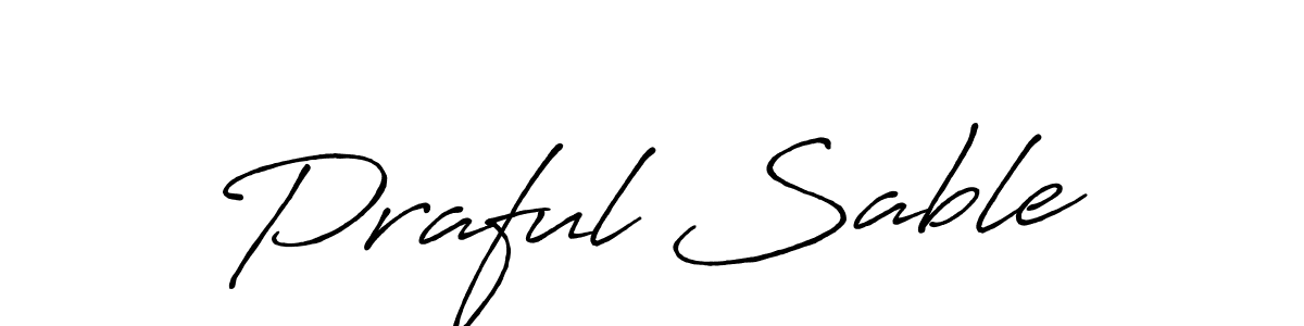 It looks lik you need a new signature style for name Praful Sable. Design unique handwritten (Antro_Vectra_Bolder) signature with our free signature maker in just a few clicks. Praful Sable signature style 7 images and pictures png