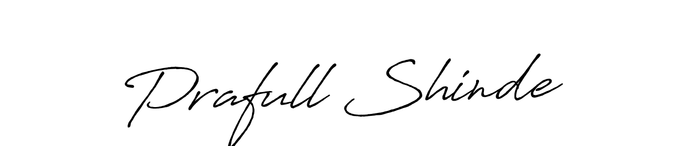 It looks lik you need a new signature style for name Prafull Shinde. Design unique handwritten (Antro_Vectra_Bolder) signature with our free signature maker in just a few clicks. Prafull Shinde signature style 7 images and pictures png