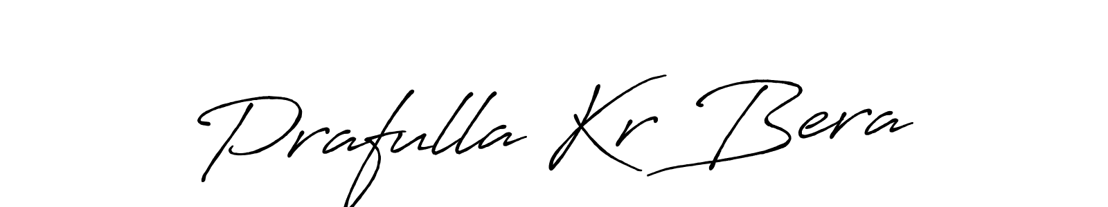Use a signature maker to create a handwritten signature online. With this signature software, you can design (Antro_Vectra_Bolder) your own signature for name Prafulla Kr Bera. Prafulla Kr Bera signature style 7 images and pictures png