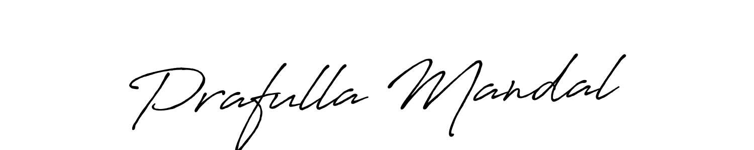 It looks lik you need a new signature style for name Prafulla Mandal. Design unique handwritten (Antro_Vectra_Bolder) signature with our free signature maker in just a few clicks. Prafulla Mandal signature style 7 images and pictures png