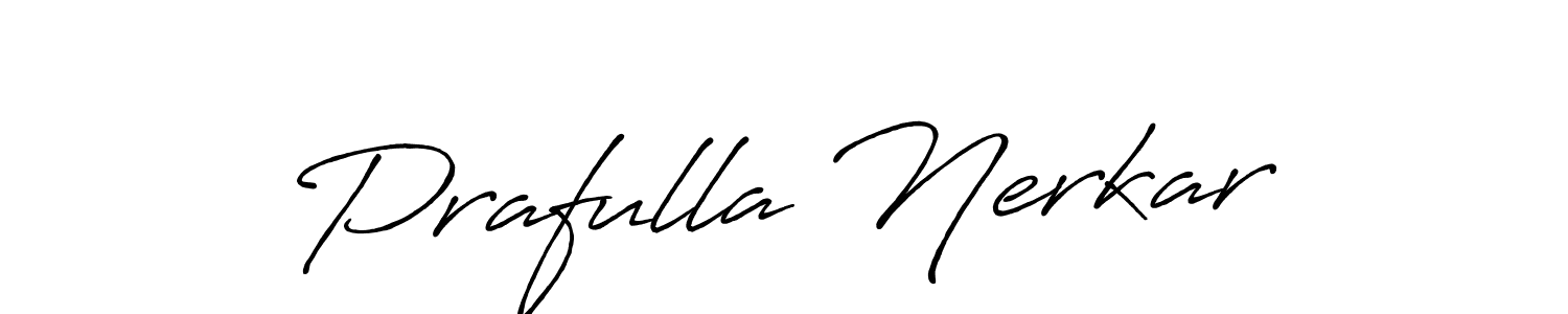 This is the best signature style for the Prafulla Nerkar name. Also you like these signature font (Antro_Vectra_Bolder). Mix name signature. Prafulla Nerkar signature style 7 images and pictures png