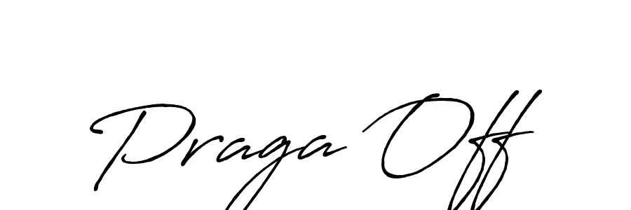 Praga Off stylish signature style. Best Handwritten Sign (Antro_Vectra_Bolder) for my name. Handwritten Signature Collection Ideas for my name Praga Off. Praga Off signature style 7 images and pictures png