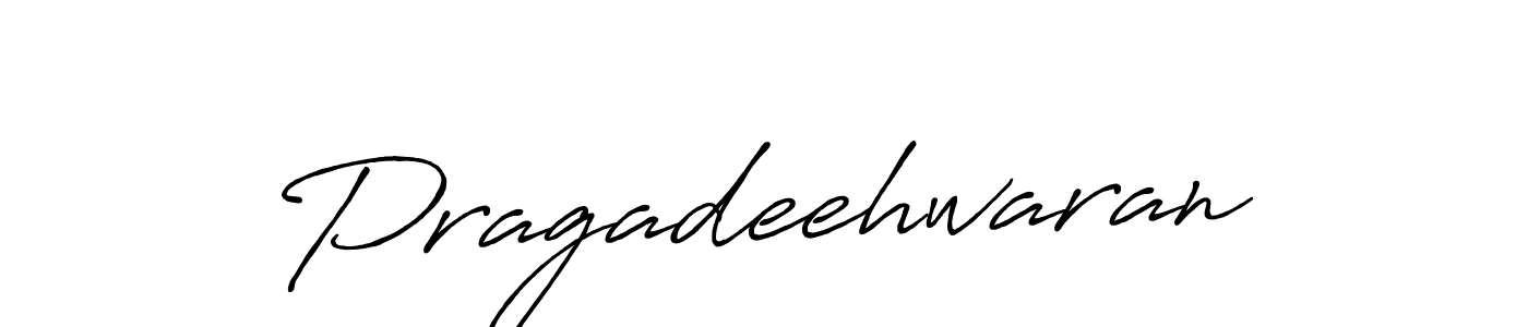 Make a beautiful signature design for name Pragadeehwaran. With this signature (Antro_Vectra_Bolder) style, you can create a handwritten signature for free. Pragadeehwaran signature style 7 images and pictures png