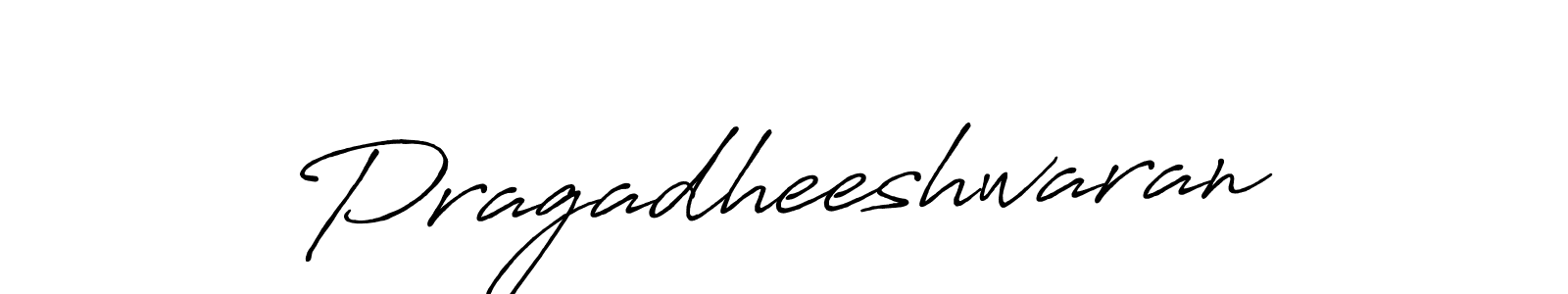 How to make Pragadheeshwaran name signature. Use Antro_Vectra_Bolder style for creating short signs online. This is the latest handwritten sign. Pragadheeshwaran signature style 7 images and pictures png