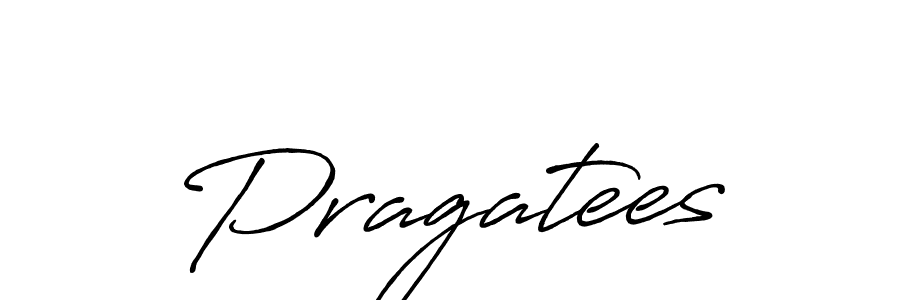 You should practise on your own different ways (Antro_Vectra_Bolder) to write your name (Pragatees) in signature. don't let someone else do it for you. Pragatees signature style 7 images and pictures png