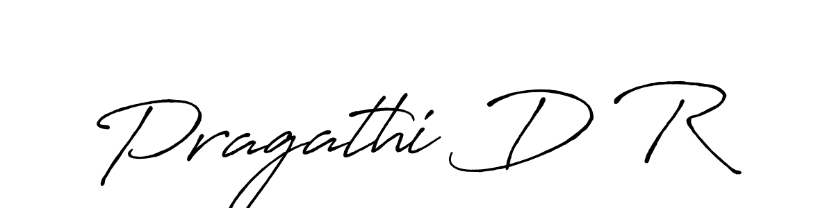 Use a signature maker to create a handwritten signature online. With this signature software, you can design (Antro_Vectra_Bolder) your own signature for name Pragathi D R. Pragathi D R signature style 7 images and pictures png