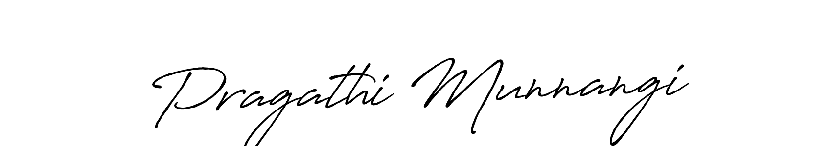 Antro_Vectra_Bolder is a professional signature style that is perfect for those who want to add a touch of class to their signature. It is also a great choice for those who want to make their signature more unique. Get Pragathi Munnangi name to fancy signature for free. Pragathi Munnangi signature style 7 images and pictures png