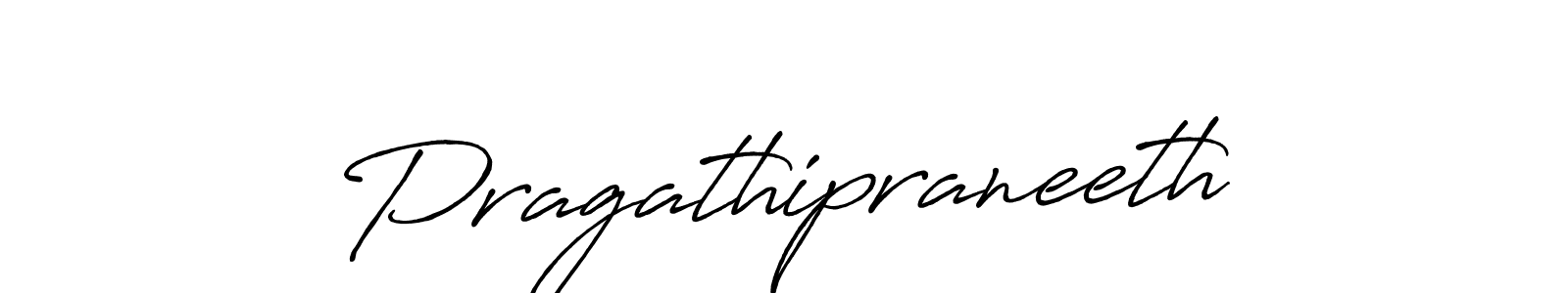 Also we have Pragathipraneeth name is the best signature style. Create professional handwritten signature collection using Antro_Vectra_Bolder autograph style. Pragathipraneeth signature style 7 images and pictures png