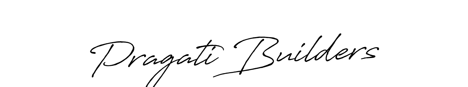 Make a beautiful signature design for name Pragati Builders. Use this online signature maker to create a handwritten signature for free. Pragati Builders signature style 7 images and pictures png