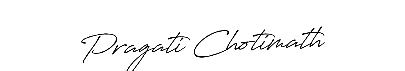 Use a signature maker to create a handwritten signature online. With this signature software, you can design (Antro_Vectra_Bolder) your own signature for name Pragati Chotimath. Pragati Chotimath signature style 7 images and pictures png