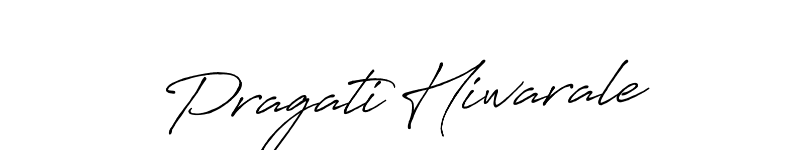 Pragati Hiwarale stylish signature style. Best Handwritten Sign (Antro_Vectra_Bolder) for my name. Handwritten Signature Collection Ideas for my name Pragati Hiwarale. Pragati Hiwarale signature style 7 images and pictures png