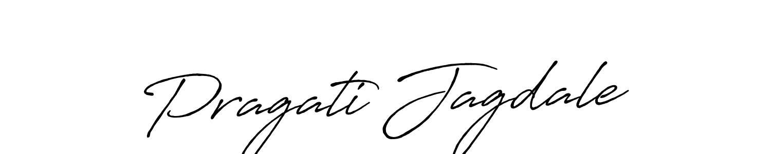 It looks lik you need a new signature style for name Pragati Jagdale. Design unique handwritten (Antro_Vectra_Bolder) signature with our free signature maker in just a few clicks. Pragati Jagdale signature style 7 images and pictures png