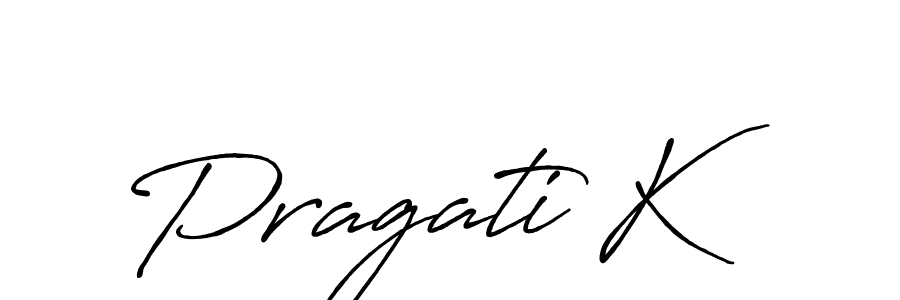 You should practise on your own different ways (Antro_Vectra_Bolder) to write your name (Pragati K) in signature. don't let someone else do it for you. Pragati K signature style 7 images and pictures png