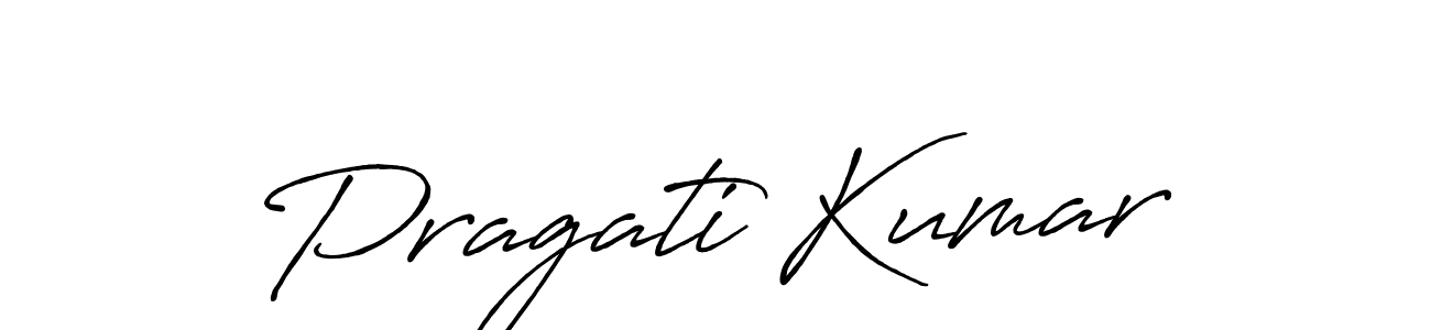 Pragati Kumar stylish signature style. Best Handwritten Sign (Antro_Vectra_Bolder) for my name. Handwritten Signature Collection Ideas for my name Pragati Kumar. Pragati Kumar signature style 7 images and pictures png