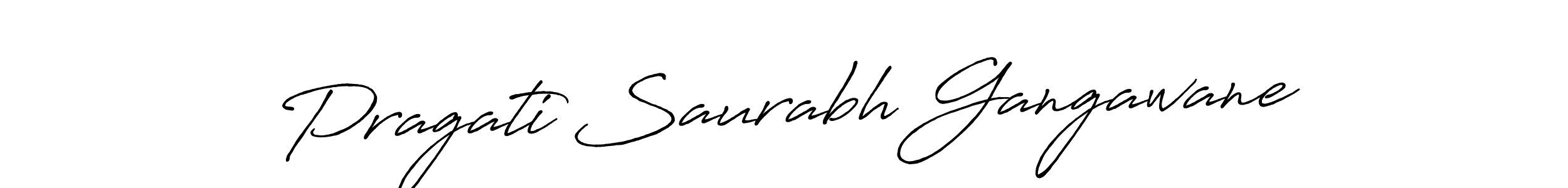 This is the best signature style for the Pragati Saurabh Gangawane name. Also you like these signature font (Antro_Vectra_Bolder). Mix name signature. Pragati Saurabh Gangawane signature style 7 images and pictures png