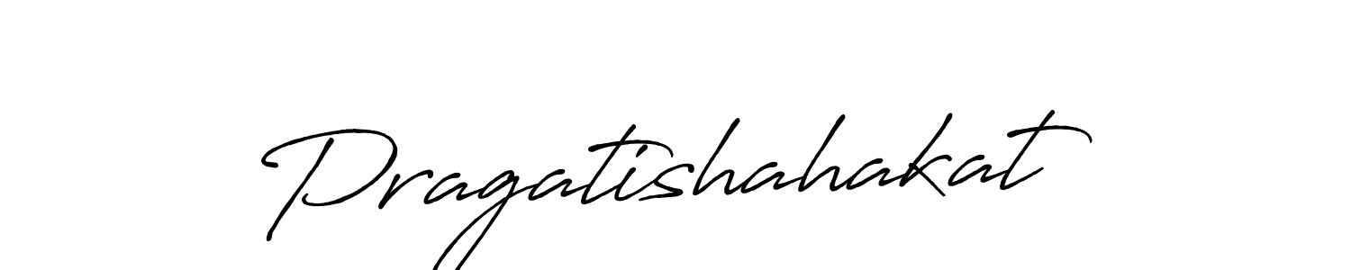 Use a signature maker to create a handwritten signature online. With this signature software, you can design (Antro_Vectra_Bolder) your own signature for name Pragatishahakat. Pragatishahakat signature style 7 images and pictures png