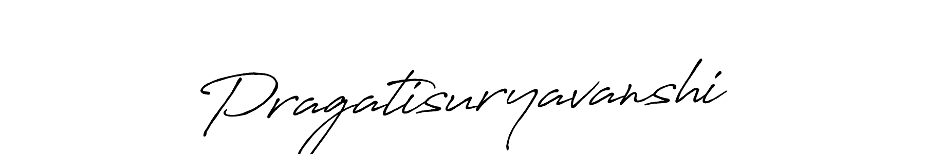 How to make Pragatisuryavanshi signature? Antro_Vectra_Bolder is a professional autograph style. Create handwritten signature for Pragatisuryavanshi name. Pragatisuryavanshi signature style 7 images and pictures png