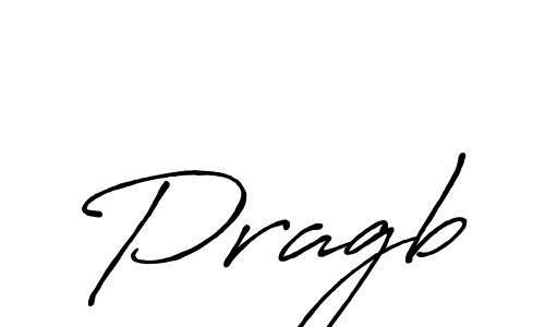 Pragb stylish signature style. Best Handwritten Sign (Antro_Vectra_Bolder) for my name. Handwritten Signature Collection Ideas for my name Pragb. Pragb signature style 7 images and pictures png