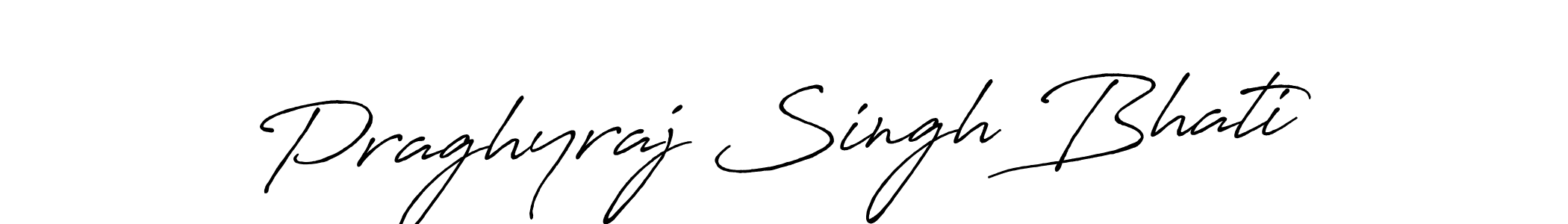 Design your own signature with our free online signature maker. With this signature software, you can create a handwritten (Antro_Vectra_Bolder) signature for name Praghyraj Singh Bhati. Praghyraj Singh Bhati signature style 7 images and pictures png