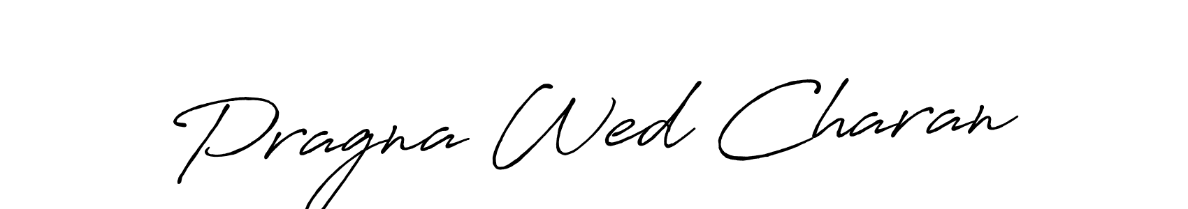 Similarly Antro_Vectra_Bolder is the best handwritten signature design. Signature creator online .You can use it as an online autograph creator for name Pragna Wed Charan. Pragna Wed Charan signature style 7 images and pictures png