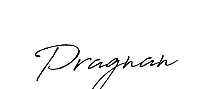 Make a beautiful signature design for name Pragnan. With this signature (Antro_Vectra_Bolder) style, you can create a handwritten signature for free. Pragnan signature style 7 images and pictures png