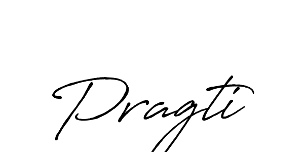 Design your own signature with our free online signature maker. With this signature software, you can create a handwritten (Antro_Vectra_Bolder) signature for name Pragti. Pragti signature style 7 images and pictures png