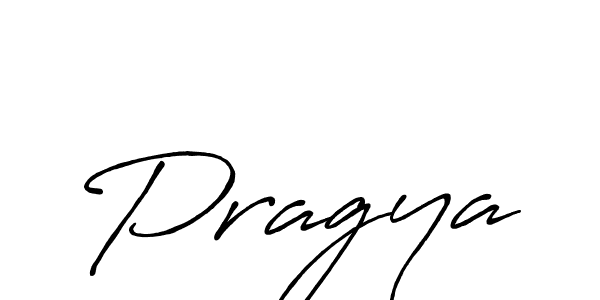 Create a beautiful signature design for name Pragya. With this signature (Antro_Vectra_Bolder) fonts, you can make a handwritten signature for free. Pragya signature style 7 images and pictures png