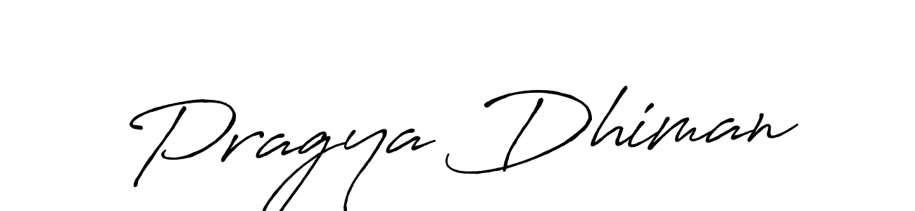 How to make Pragya Dhiman signature? Antro_Vectra_Bolder is a professional autograph style. Create handwritten signature for Pragya Dhiman name. Pragya Dhiman signature style 7 images and pictures png